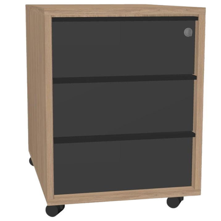 SKAP CAISSON MOBILE CHENE  3 TIROIRS DNF632N1D2AQ