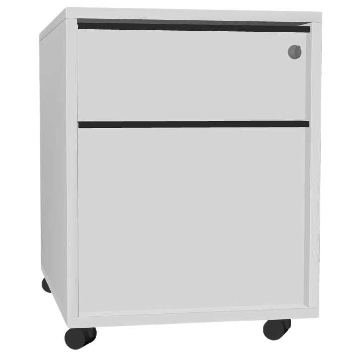 SKAP CAISSON MOBILE BLANC 2 TIROIRS DNF626M1M1AQ