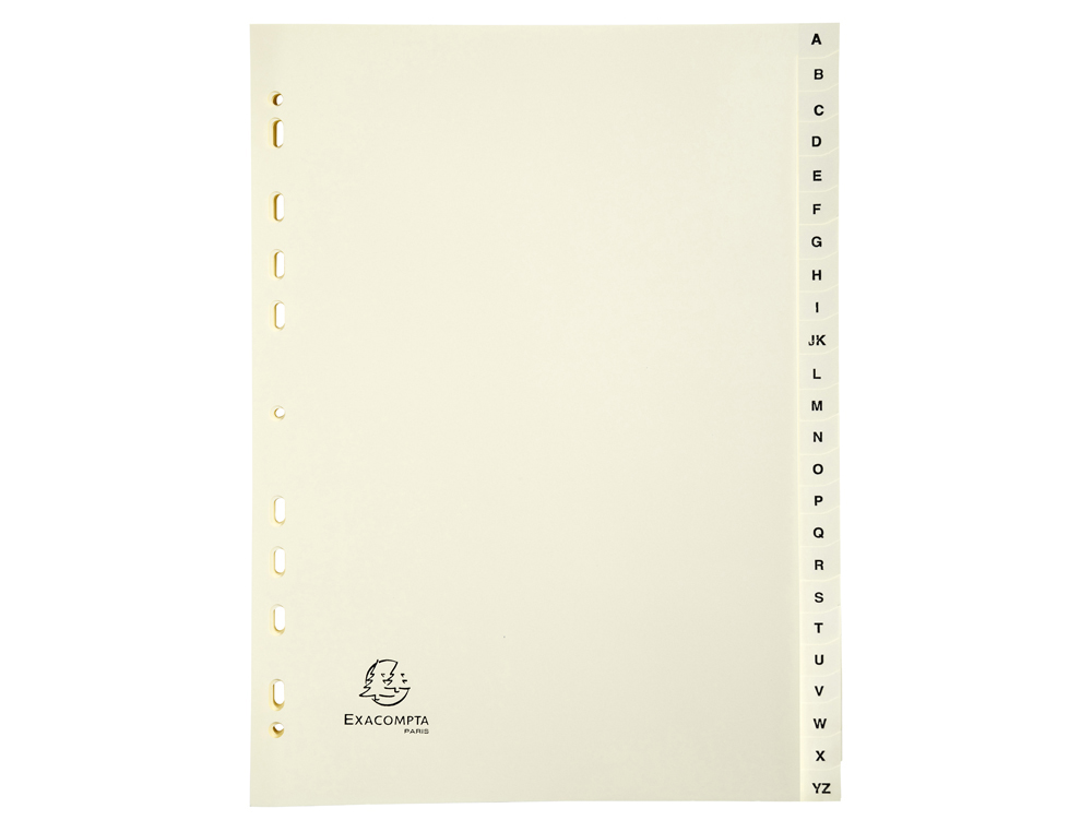 EXACOMPTA INTERCALAIRE ALPHABETIQUE 170839