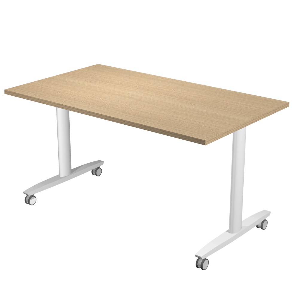 ARTARREDI TABLE RABATABLE TAXI CHENE &amp; BLANC 01
