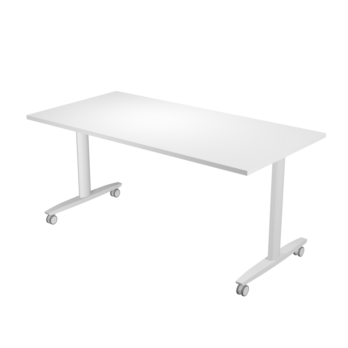 ARTARREDI TABLE RABATABLE TAXI BLANC &amp; GRIS 01