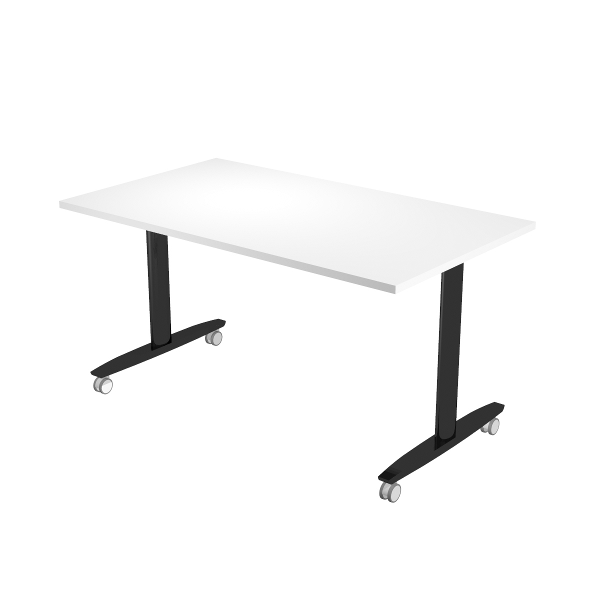 ARTARREDI TABLE RABATABLE TAXI BLANC &amp; NOIR 01