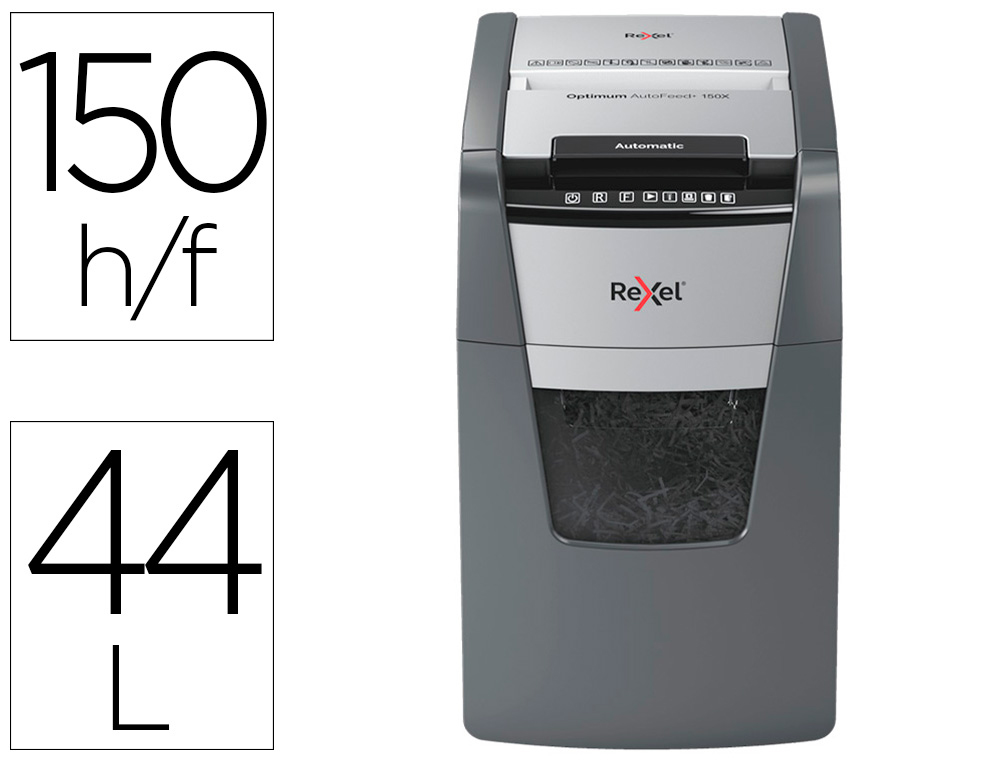 REXEL DESTRUCTEUR DE DOCUMENTS 157645