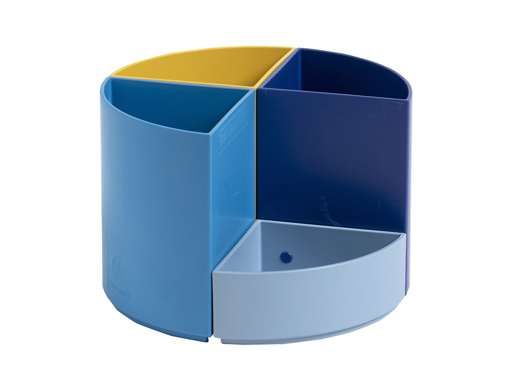 EXACOMPTA POT A CRAYONS BEE BLUE 159302