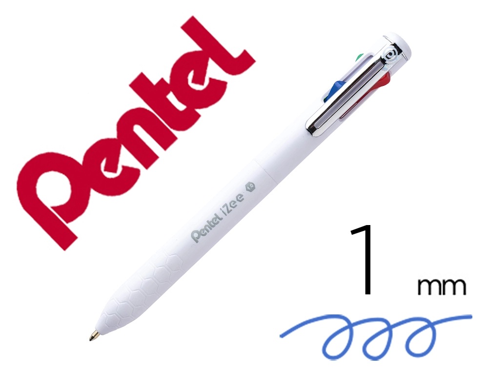 PENTEL STYLO 4 COULEURS IZEE 604068