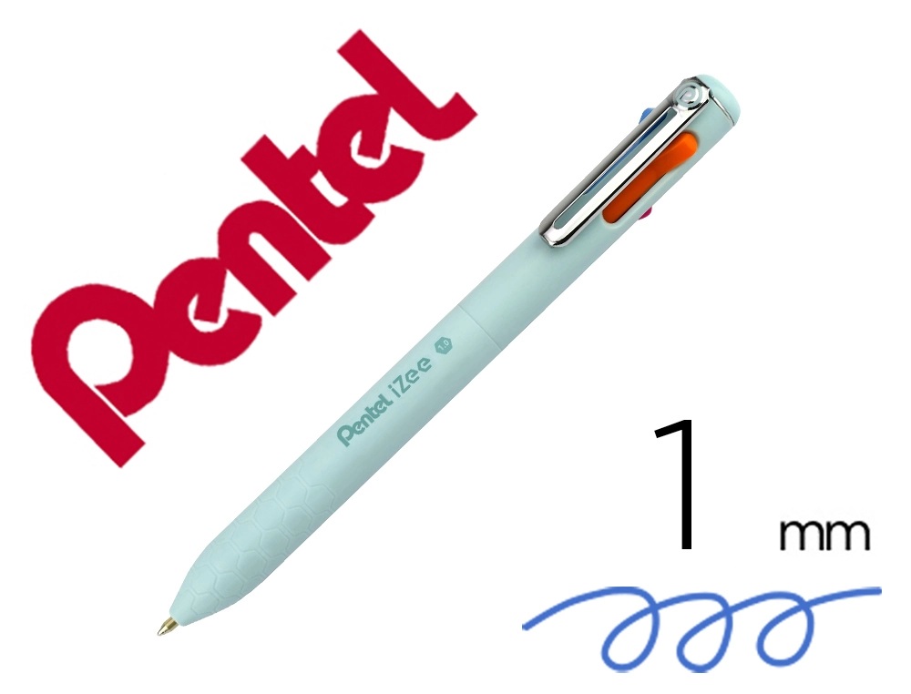 PENTEL STYLO 4 COULEURS IZEE 604069