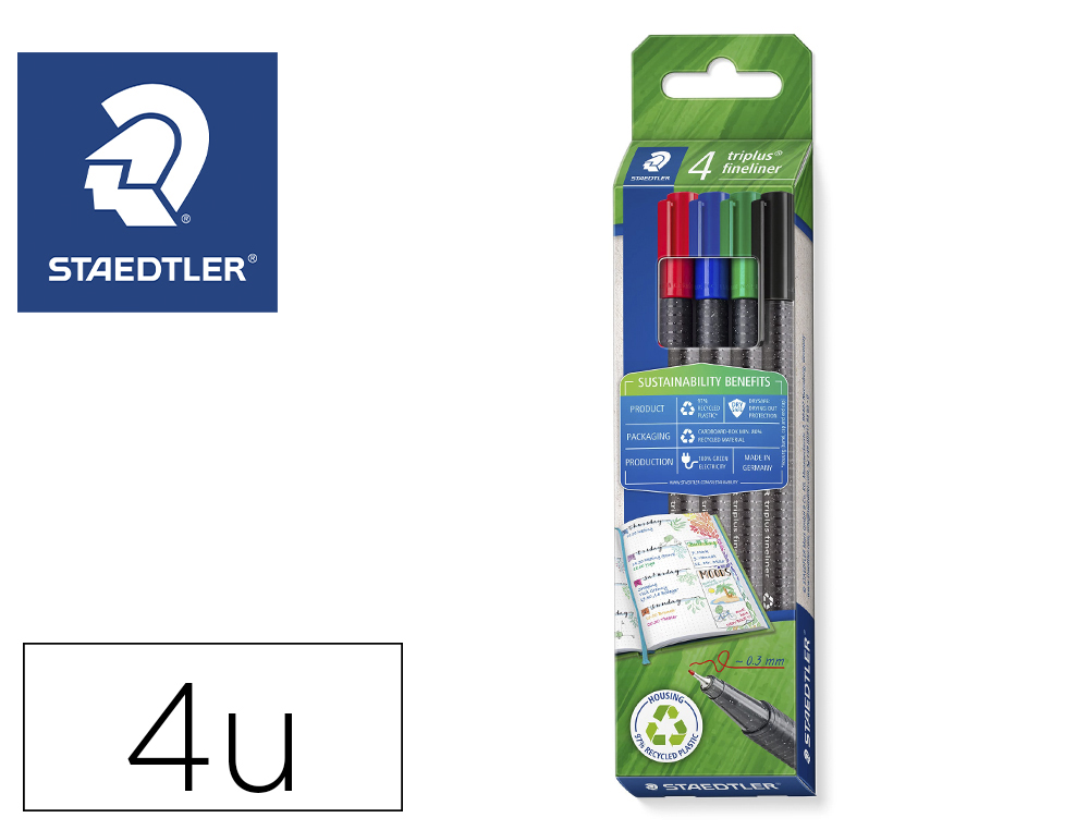 STAEDTLER TRIPLUS FINELINER 334 R 161045