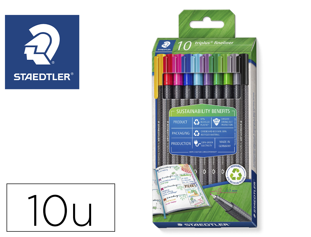 STAEDTLER TRIPLUS FINELINER 334 R 161046