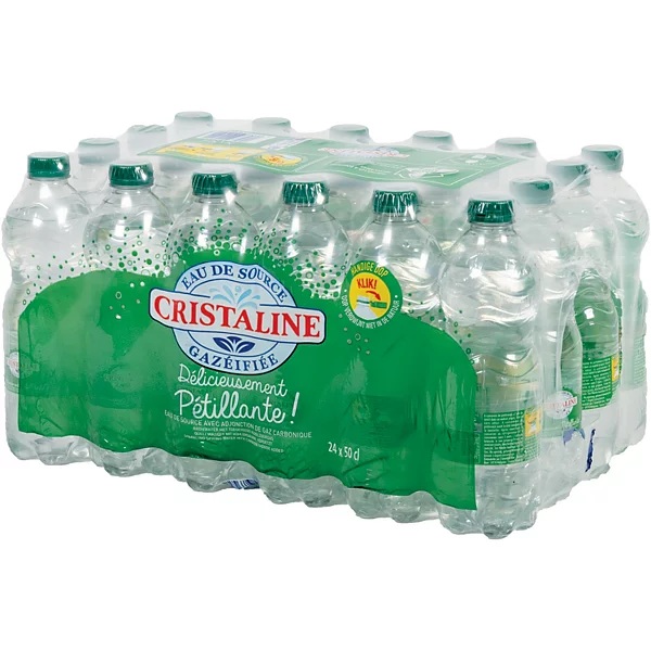 Cristaline pack de 24 bouteilles 50c