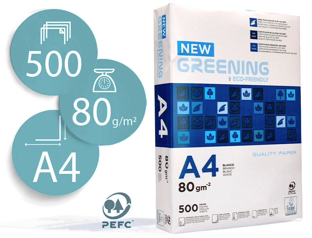 GREENING PAPIER A4 80G 929591