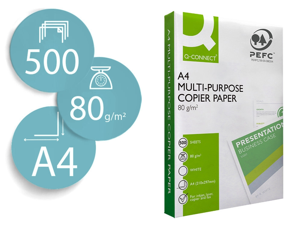 Q-CONNECT PAPIER A4 80G 155776