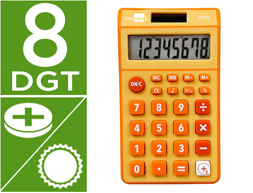 LIDERPAPEL CALCULATRICE DE POCHE 166948