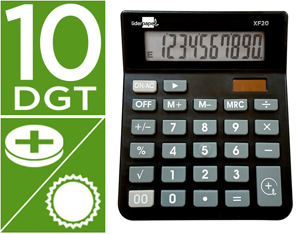 LIDERPAPEL CALCULATRICE DE BUREAU 166958