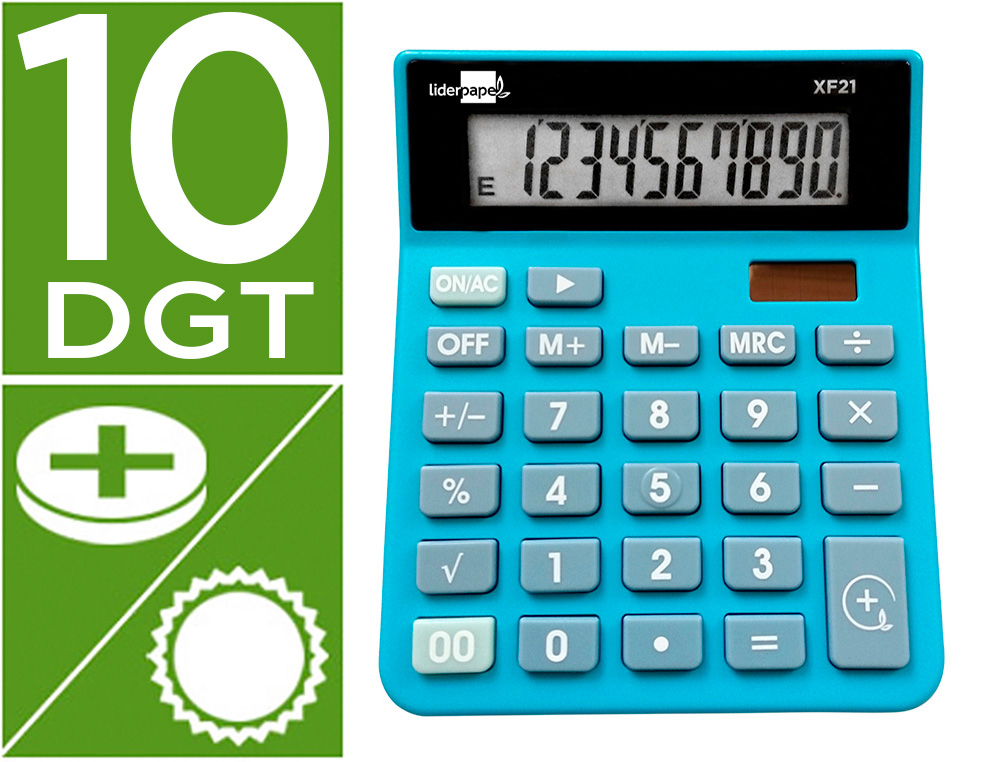 LIDERPAPEL CALCULATRICE DE BUREAU 166959