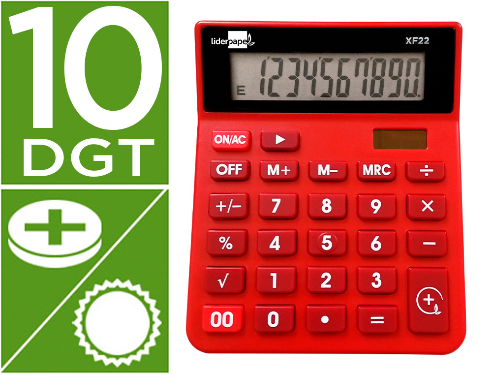 LIDERPAPEL CALCULATRICE DE BUREAU 166960