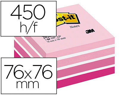 POST-IT ROSE PASTEL 407818