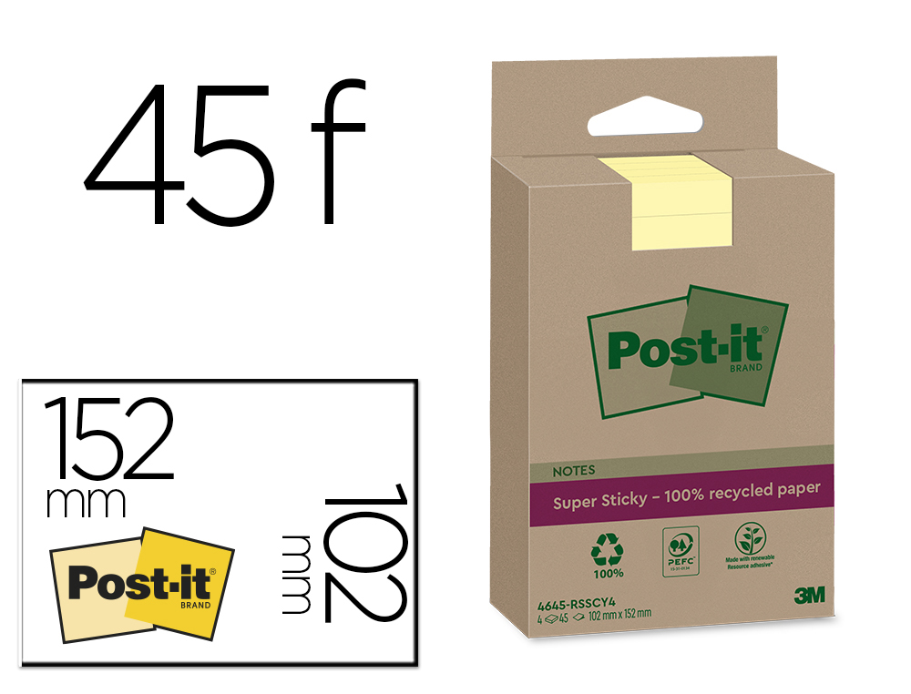 POST-IT SUPER STICKY 159277