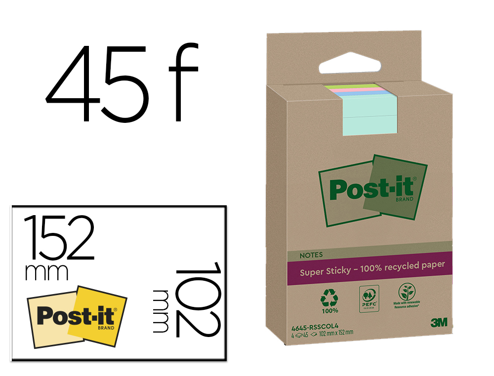 POST-IT SUPER STICKY 159278
