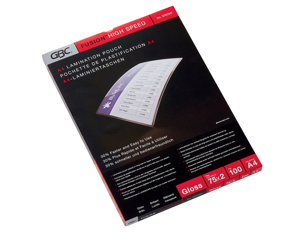LEITEZ POCHETTES PLASTIFICATION FUSION HIGH SPEED 170753