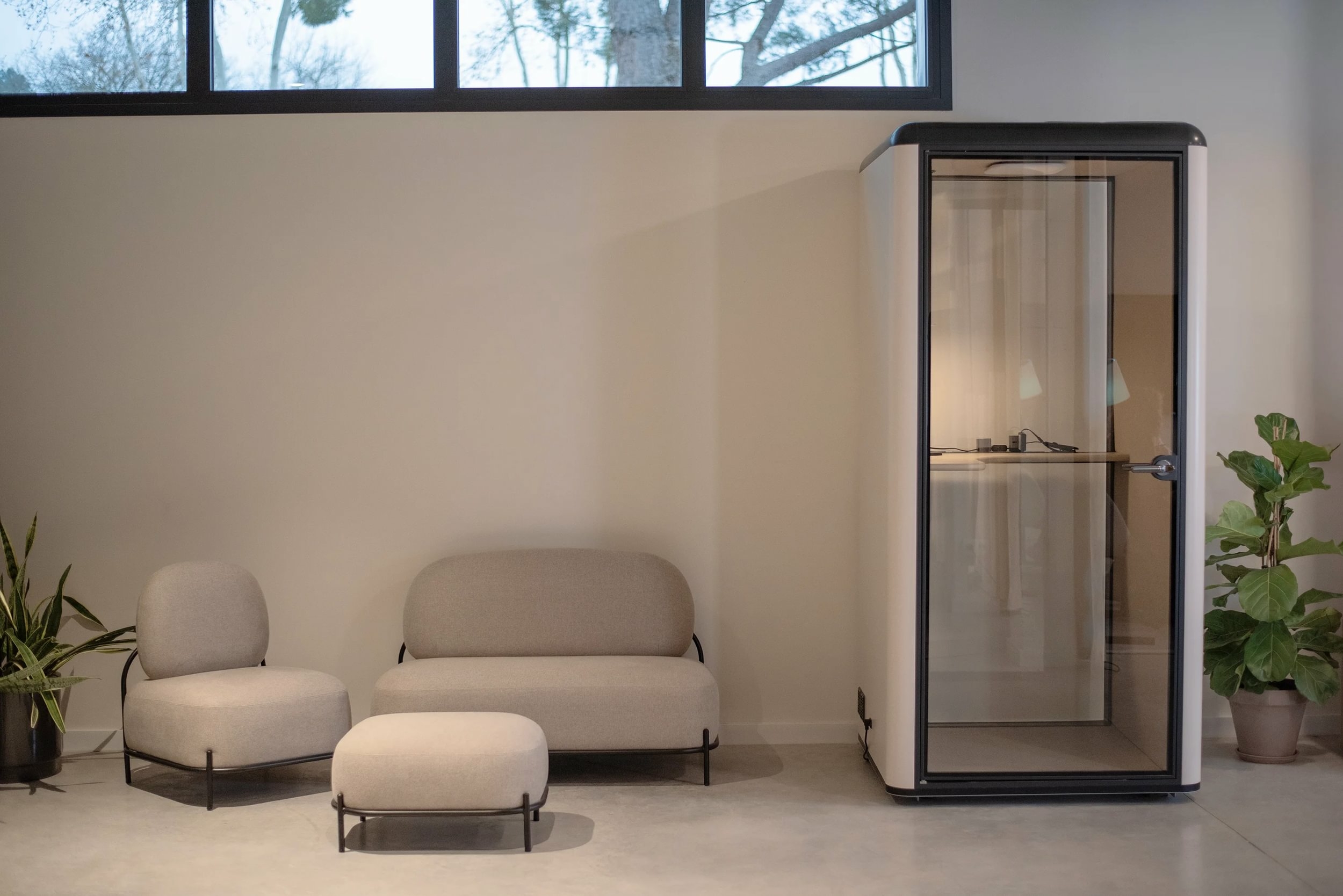 CABINE ACOUSTIQUE ESSEN S BLANC AMBIANCE 04