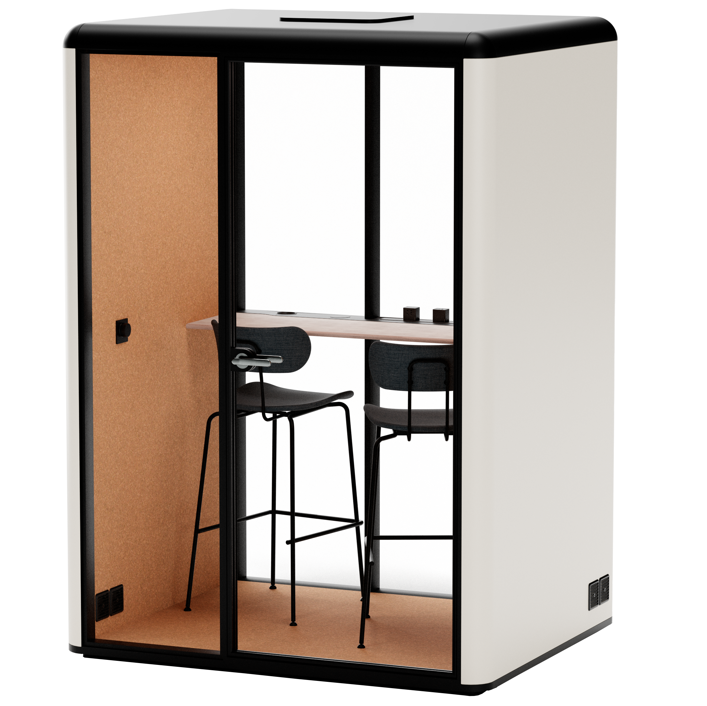 CABINE ACOUSTIQUE ESSEN M BLANC 01