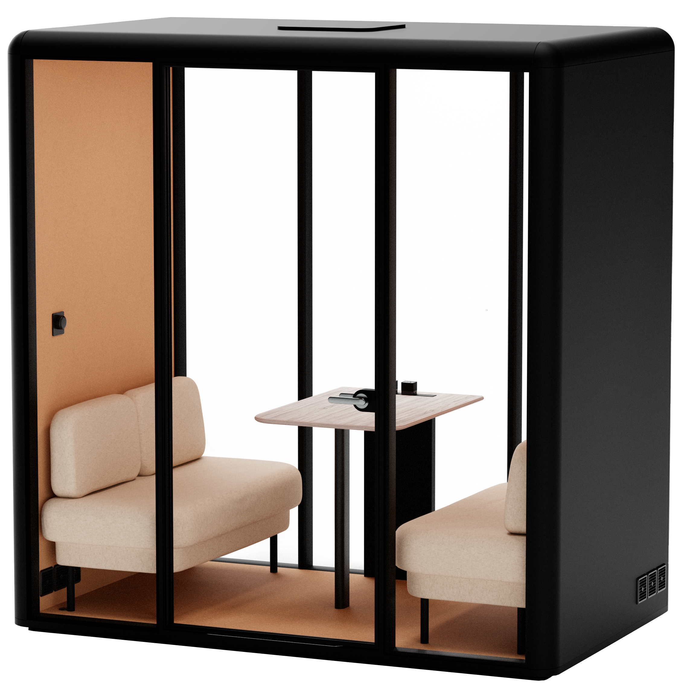 CABINE ACOUSTIQUE ESSEN L ANTHRACITE 01