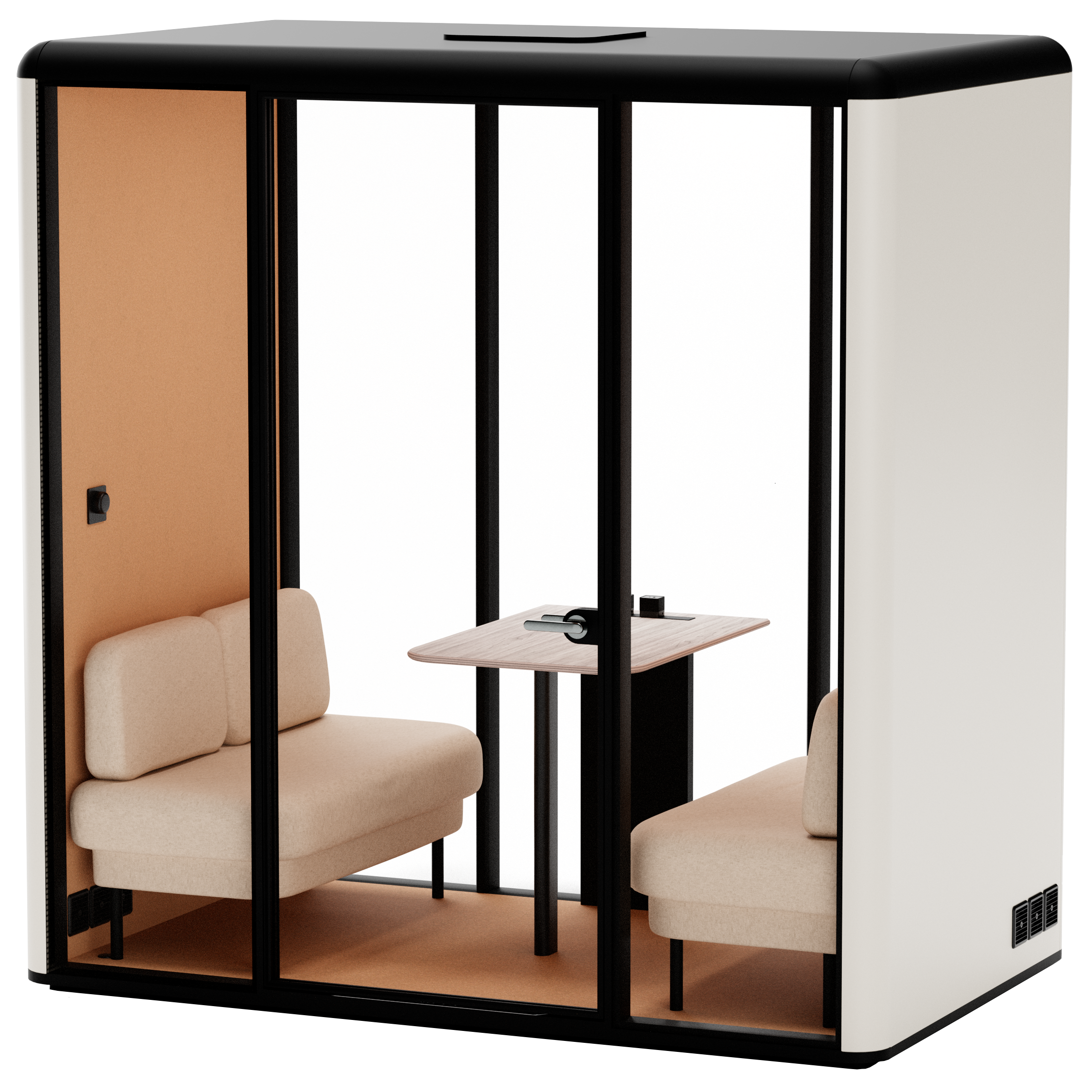 CABINE ACOUSTIQUE ESSEN L BLANC 01