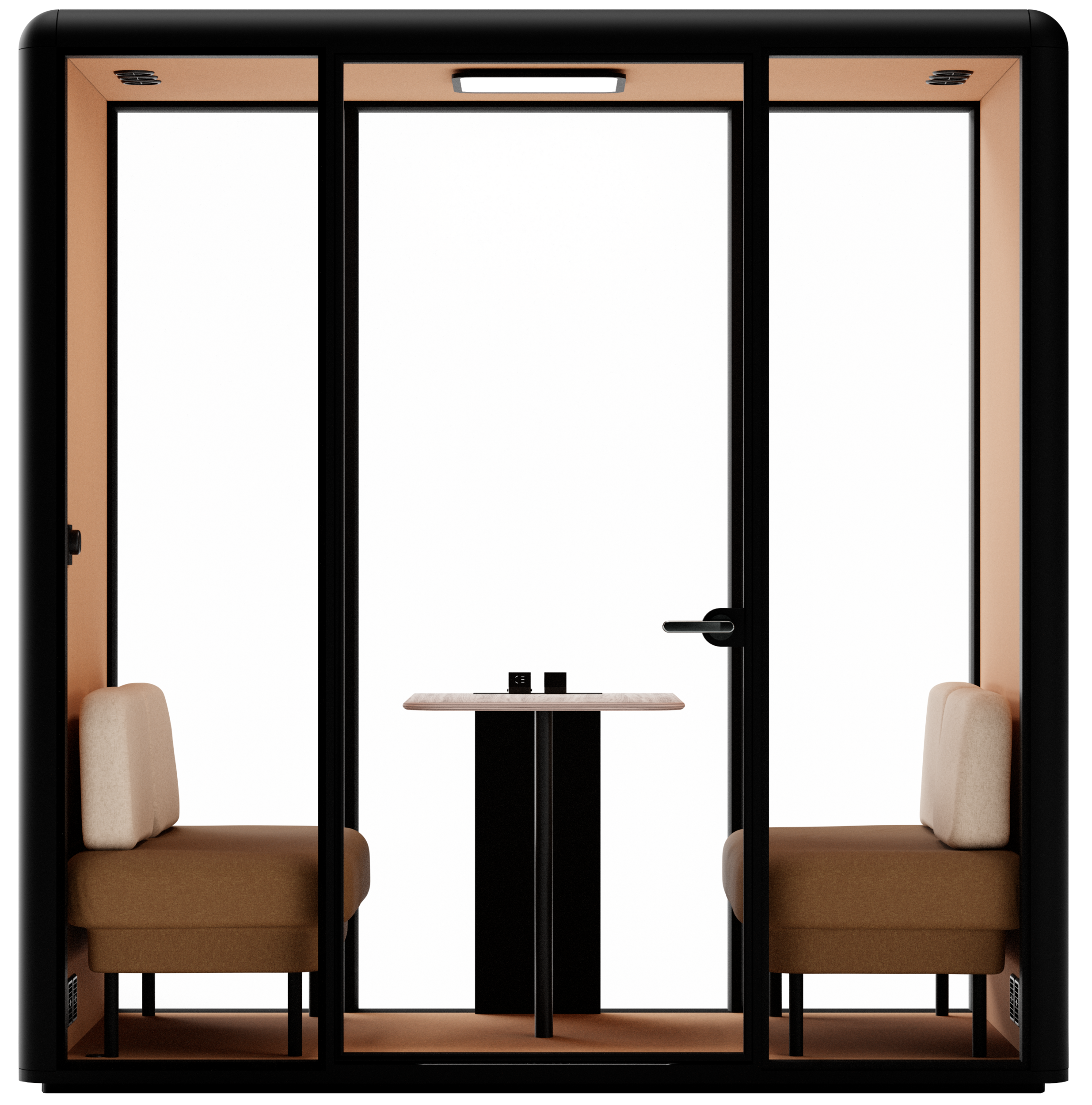CABINE ACOUSTIQUE ESSEN L ANTHRACITE MARRON 02