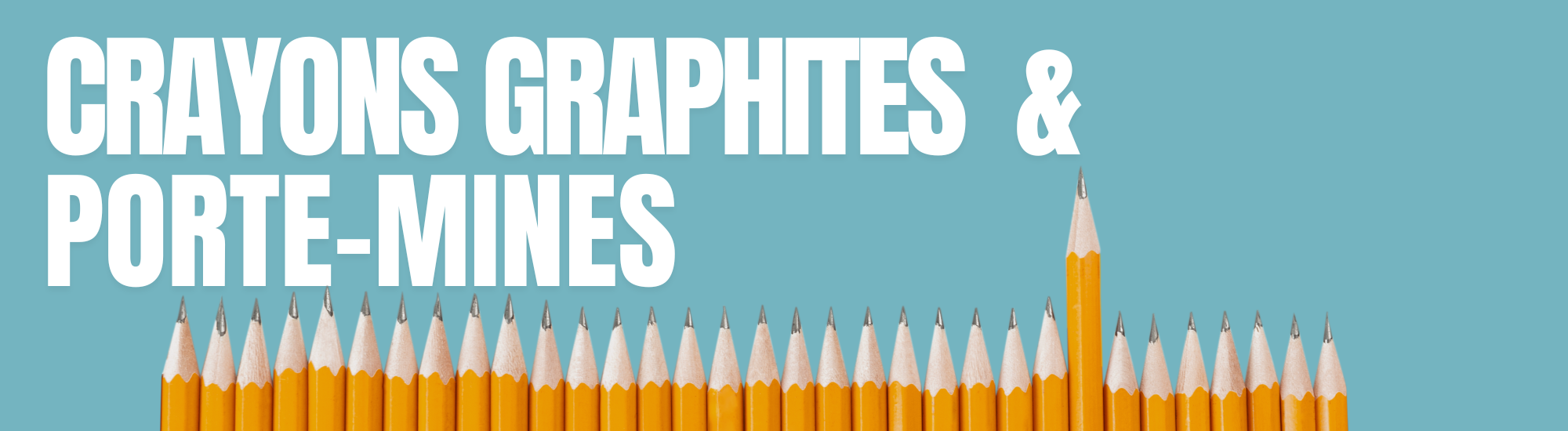 Crayons graphites & Porte-mines