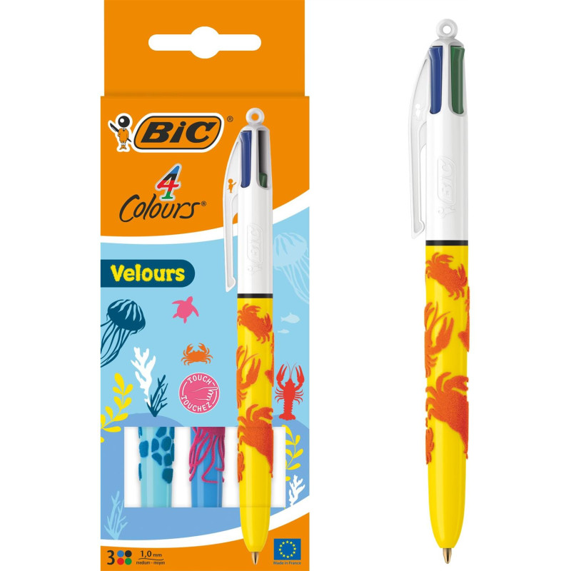 BIC STYLO BILLE 4 COULEURS 78677