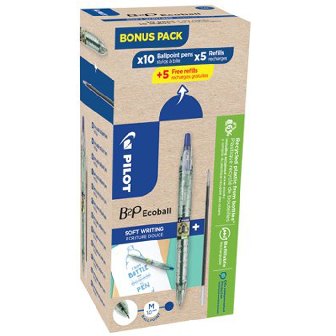 PILOT STYLO BILLE B2P ECOBALL 165225