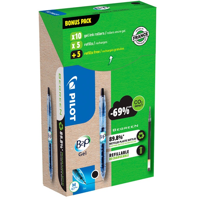 PILOT STYLO BILLE B2P GEL 158253