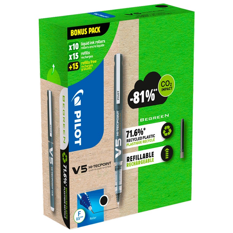PILOT STYLO BILLE V5 HI-TECPOINT 158257