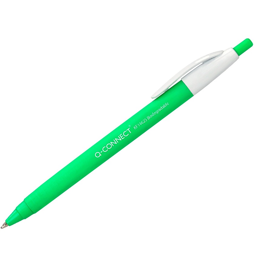 Q-CONNECT STYLO BILLE BIODEGRADABLE 155272