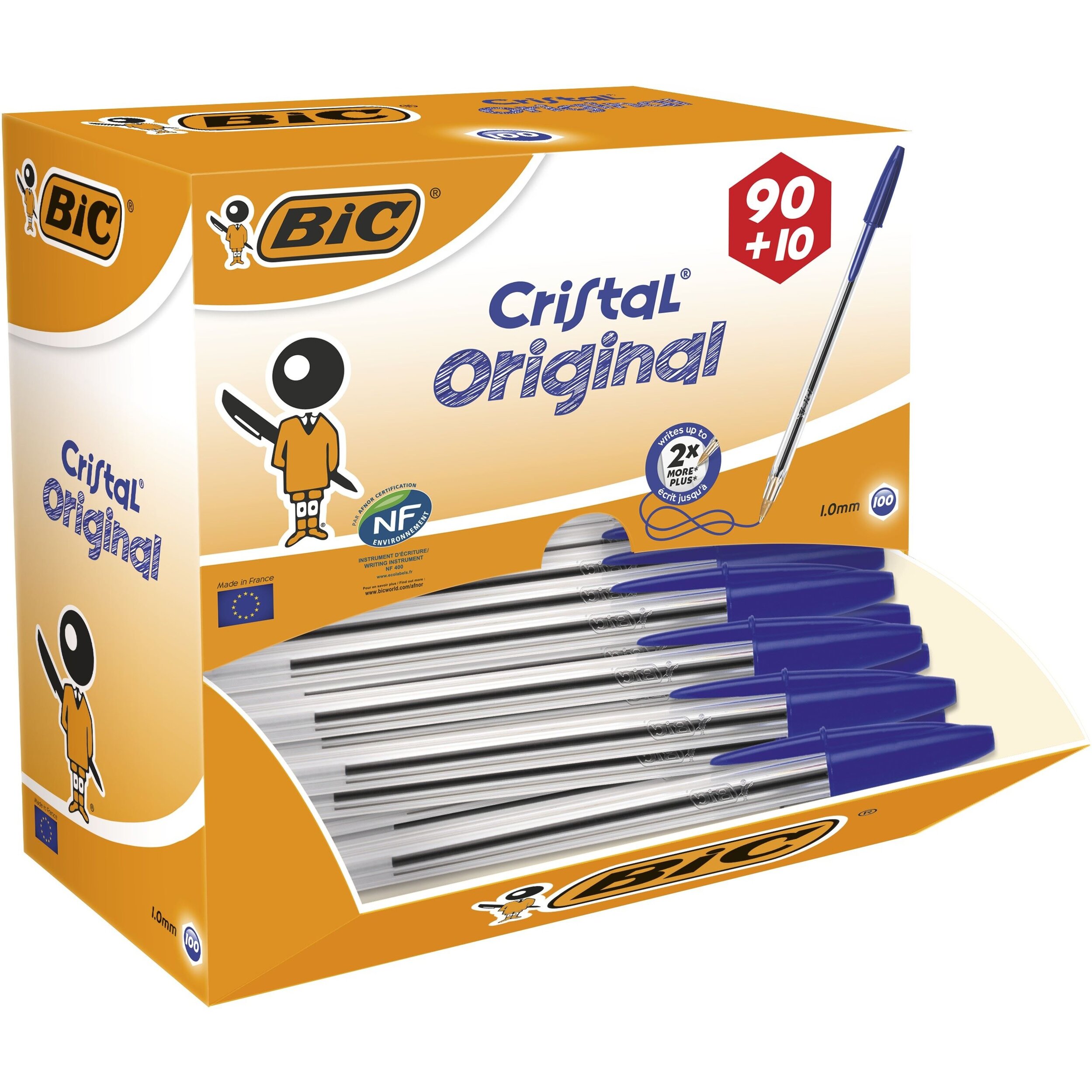 BIC STYLO BILLE CRISTAL 39965