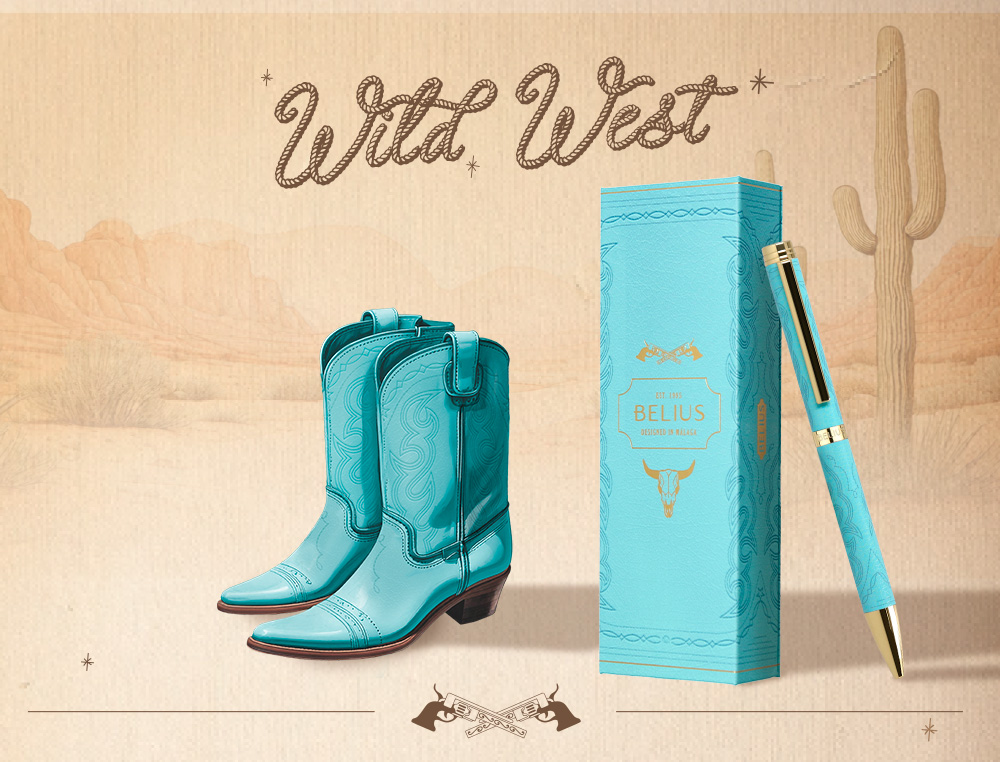 BELIUS WILD WEST STYLO ROLLER 171504.2