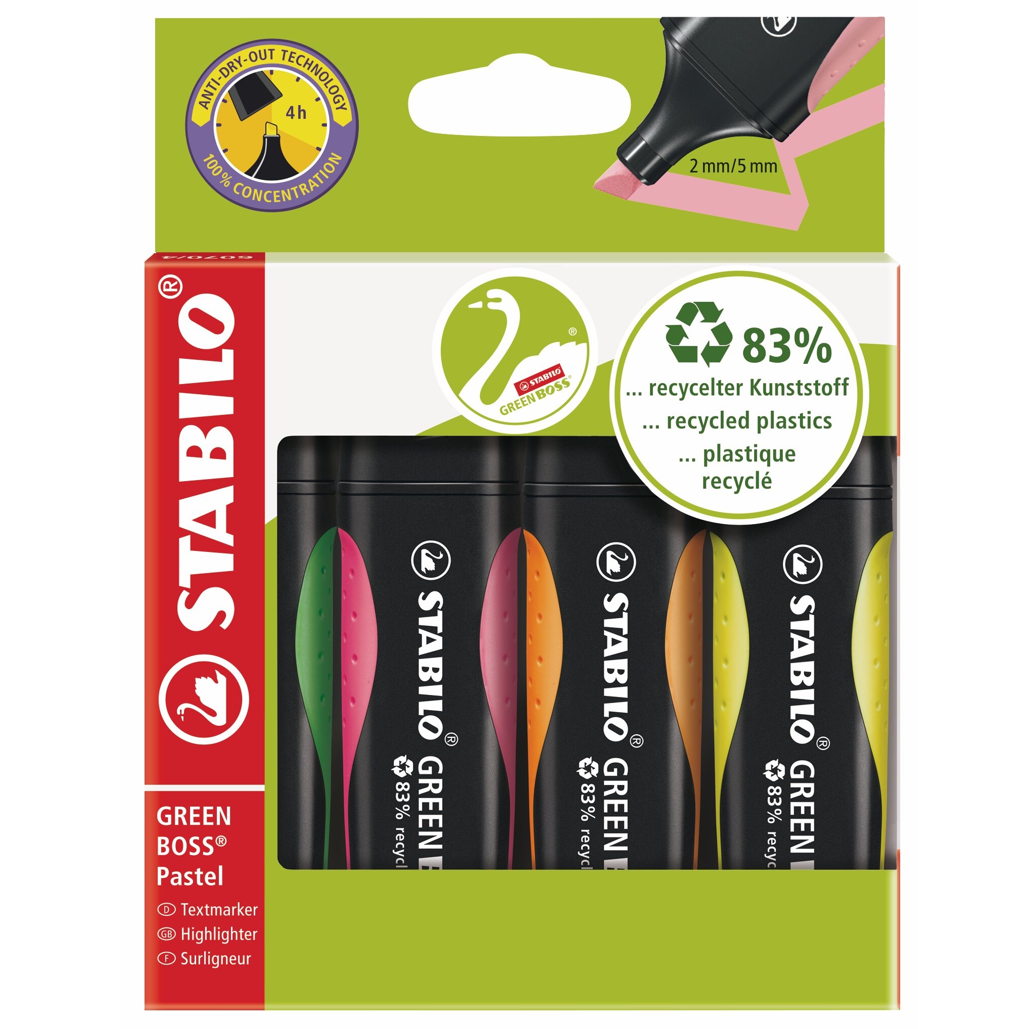 STABILO GREEN BOSS 40945