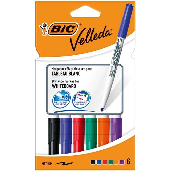 BIC VELLEDA MARQUEUR EFFACABLE 1741 39554