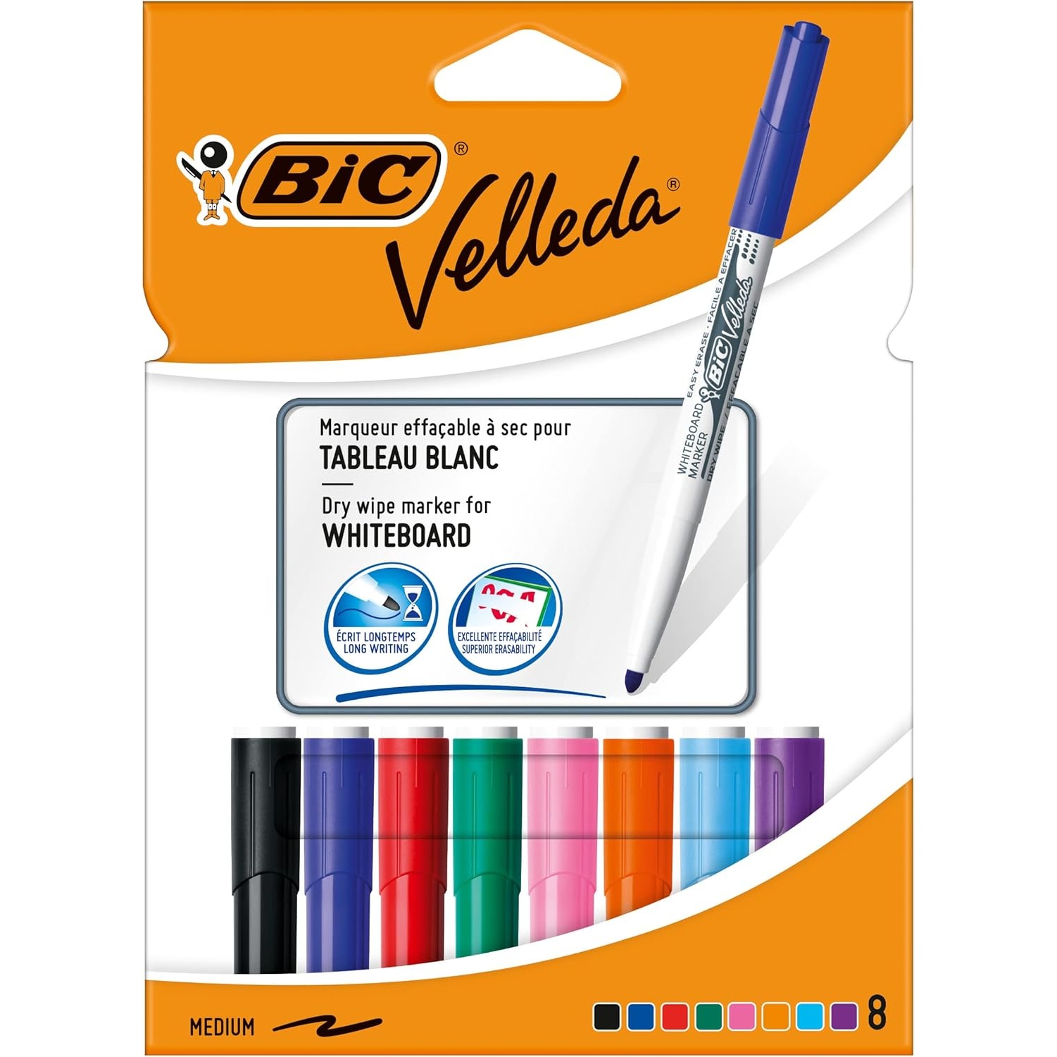 BIC VELLEDA MARQUEUR EFFACABLE 1741 39549