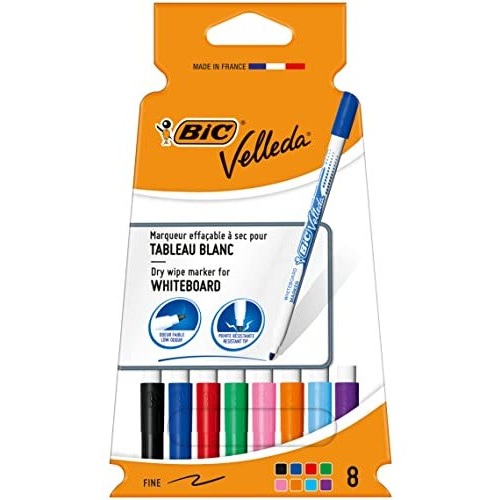 BIC VELLEDA MARQUEUR EFFACABLE 1721 39558