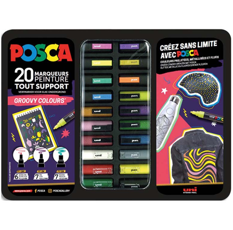 POSCA MALETTE POP COLORS 605578
