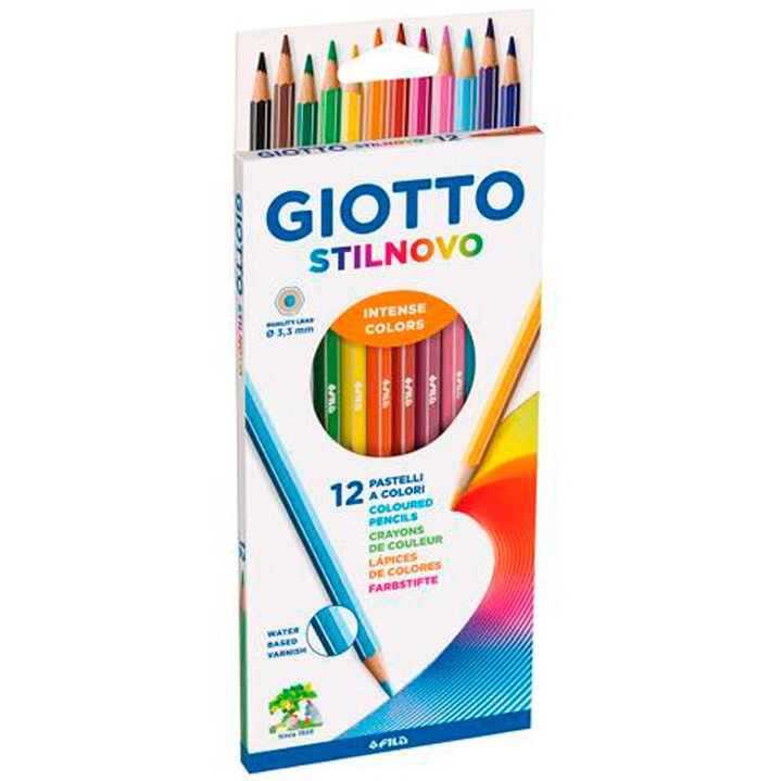 GIOTTO CRAYONS DE COULEUR STILNOVO 34051