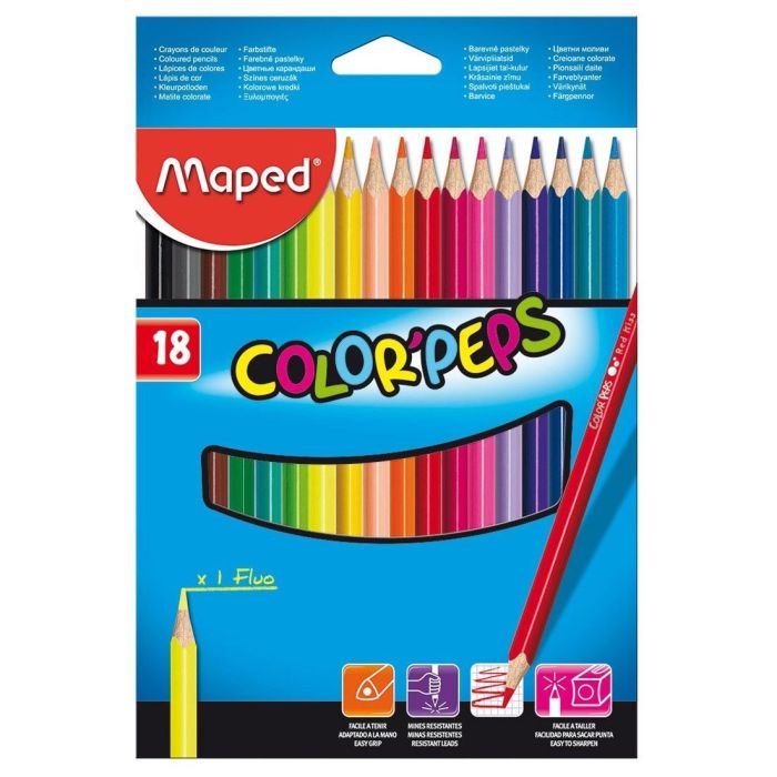 MAPED CRAYONS COLOR PEPS STAR 46232