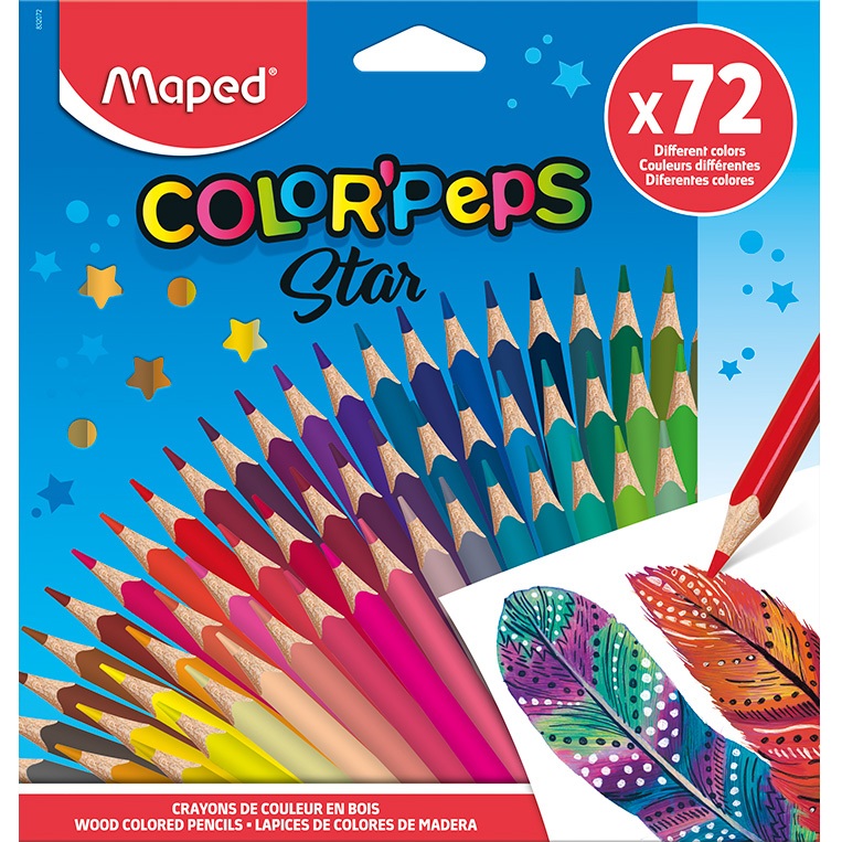 MAPED CRAYONS COLOR PEPS STAR 158885