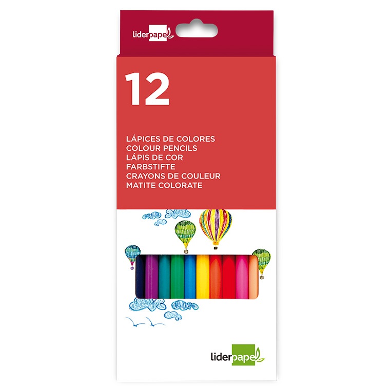 LIDERPAPEL CRAYONS DE COULEURS 934245