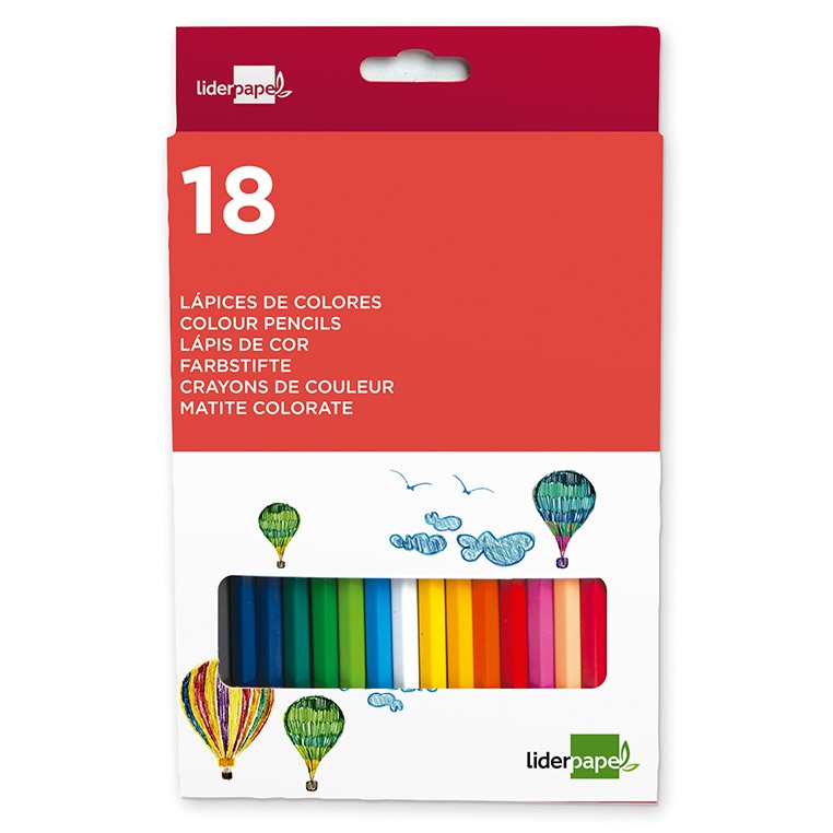 LIDERPAPEL CRAYONS DE COULEURS 934246