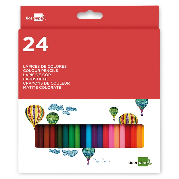 LIDERPAPEL CRAYONS DE COULEURS 934247