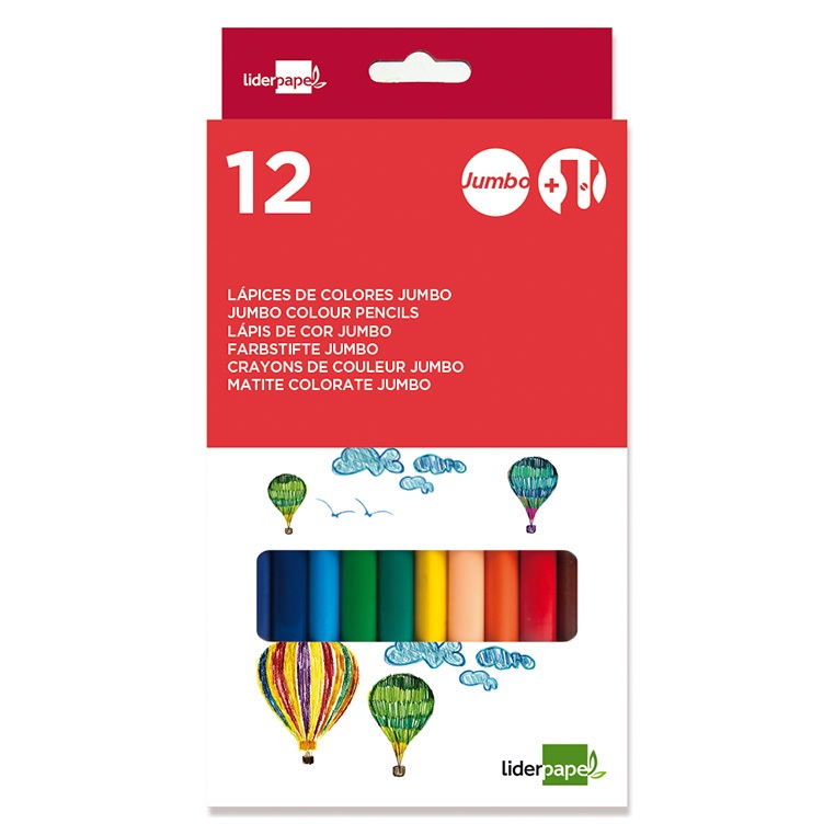 LIDERPAPEL CRAYONS DE COULEURS 34249