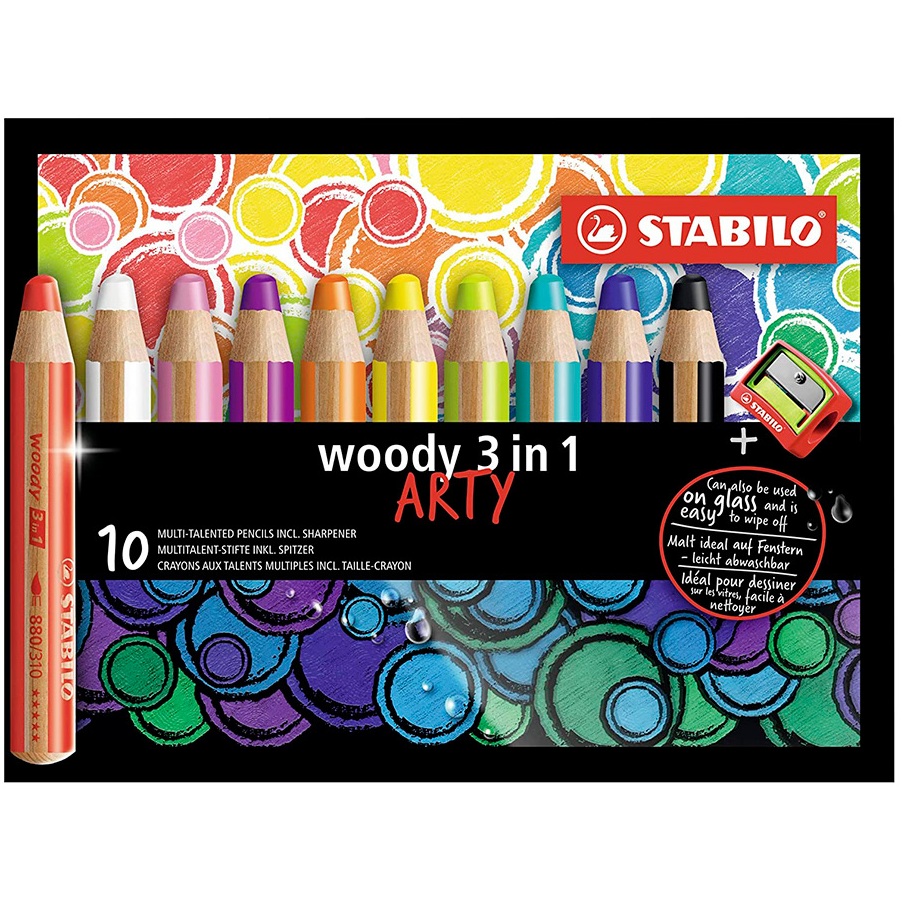 STABILO CRAYONS DE COULEUR WOODY 164514