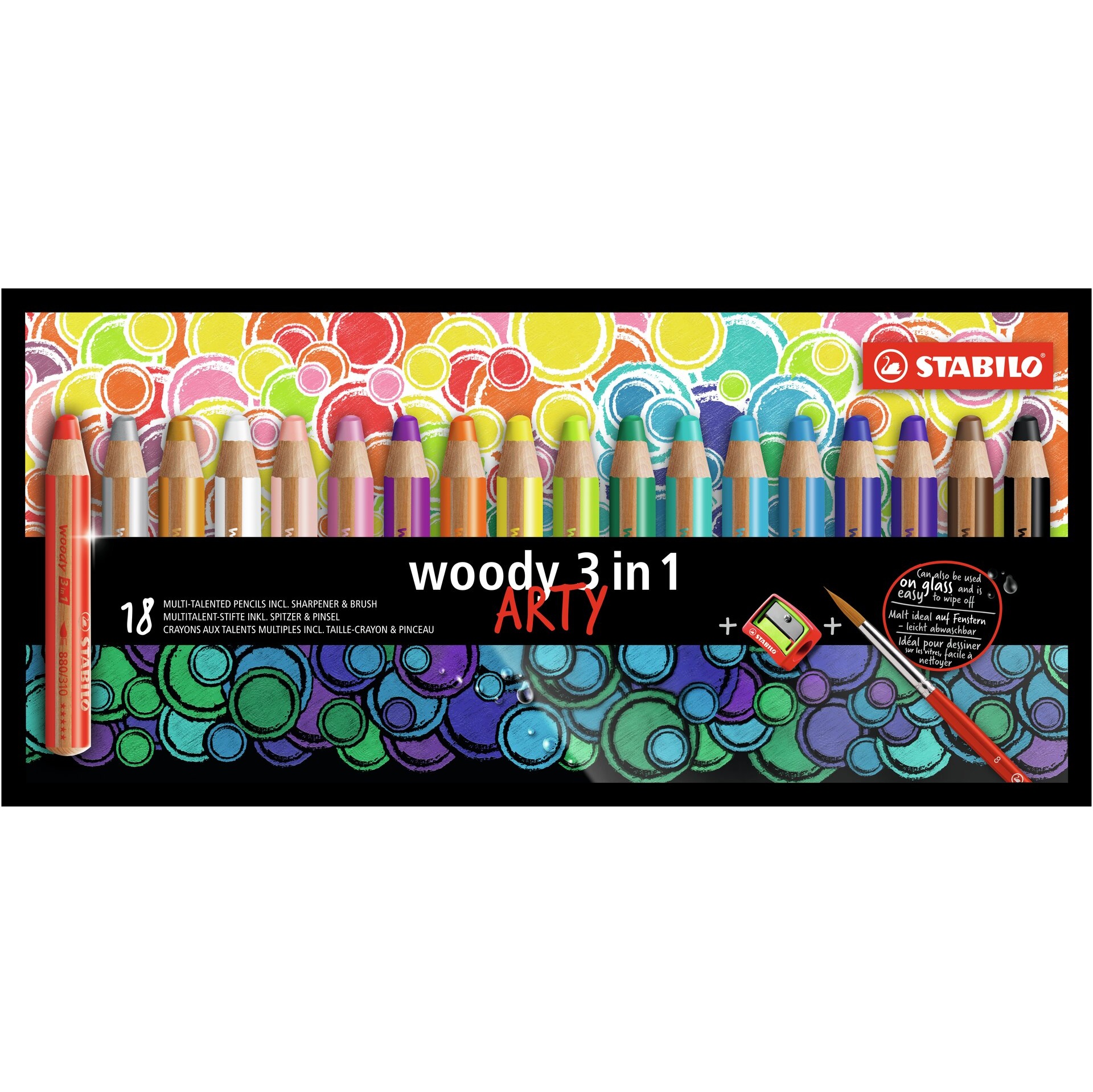 STABILO CRAYONS DE COULEUR WOODY 164515